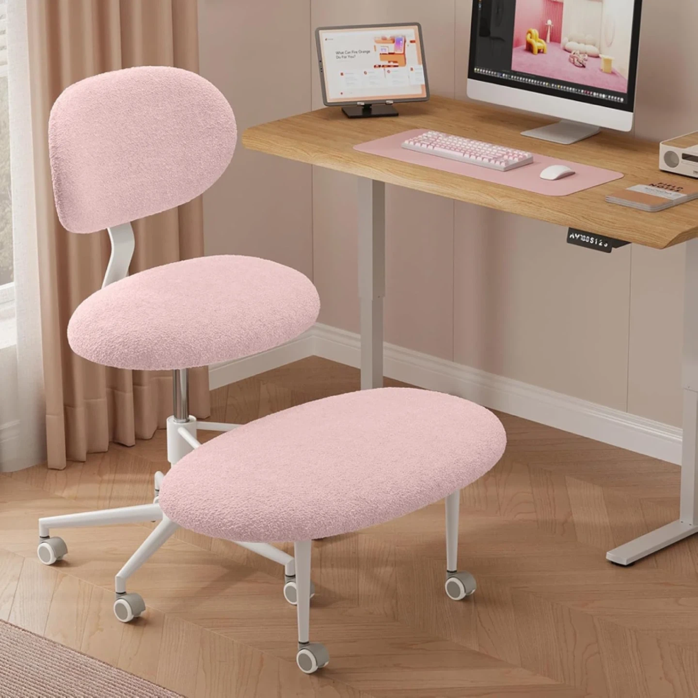 Pinmoco Ergonomic Cross Legged Swivel Chair - photo 2