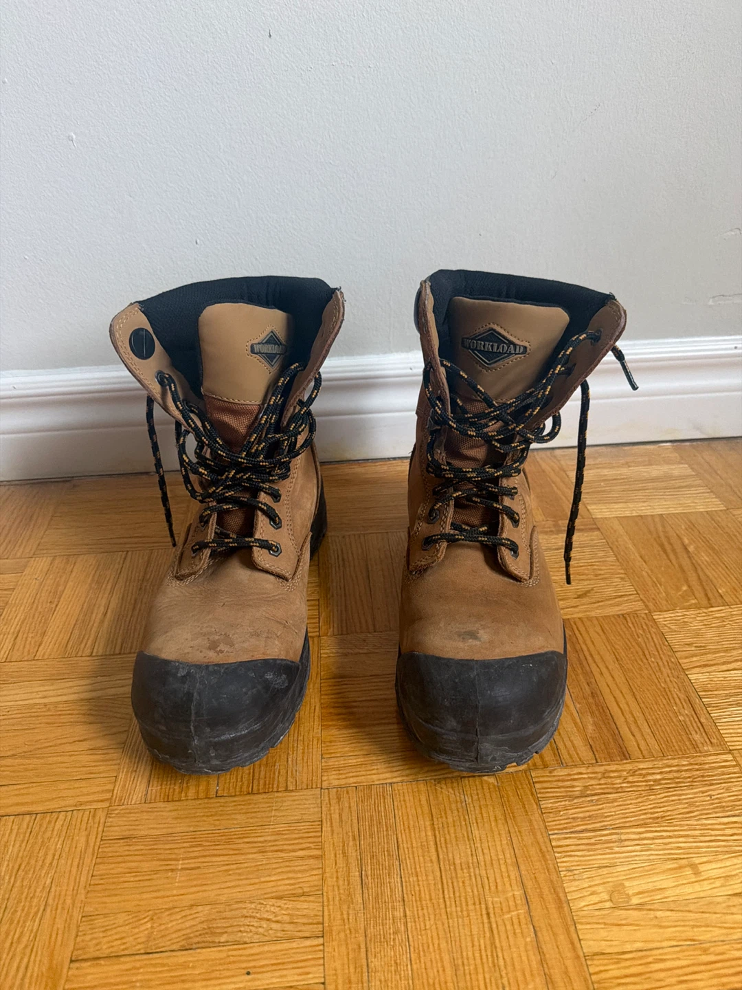 Workload Steel Toe Work Boots - Tan/Black