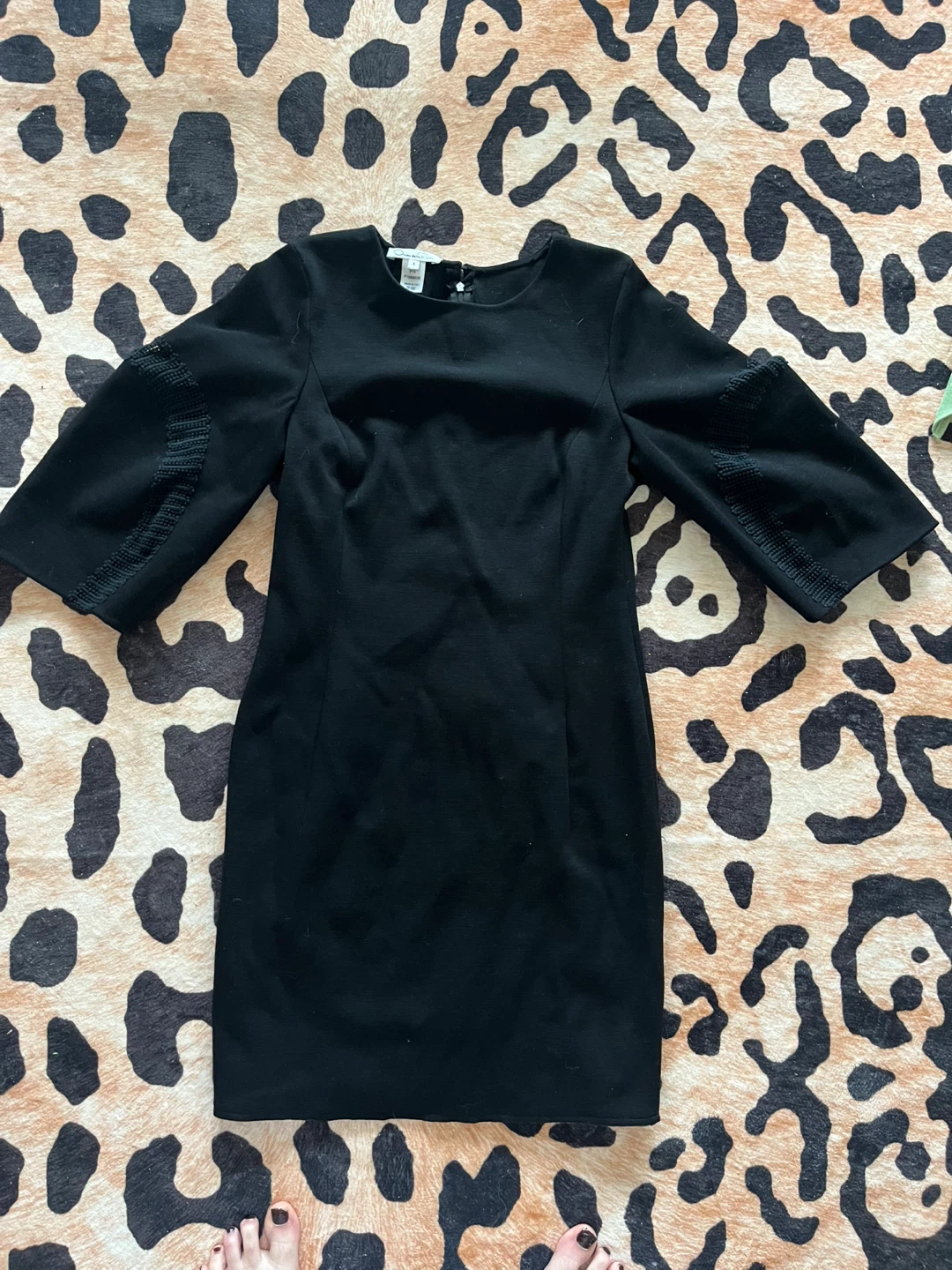 Oscar de la Renta Black Dress Size 8