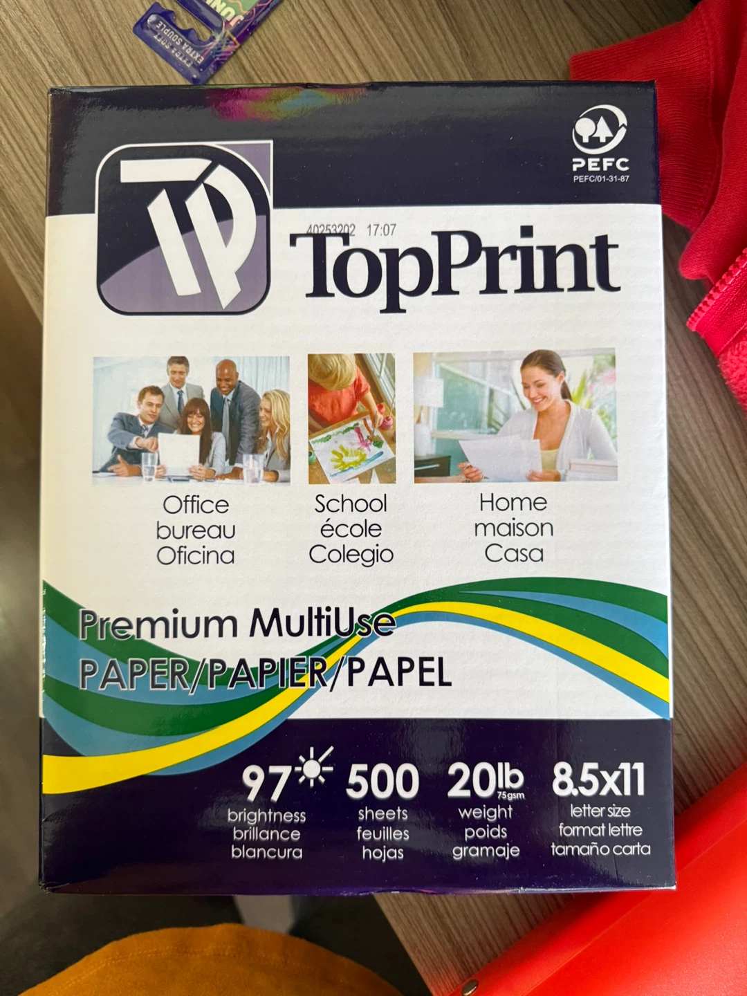 TopPrint Premium MultiUse Paper - 8.5x11 Letter Size