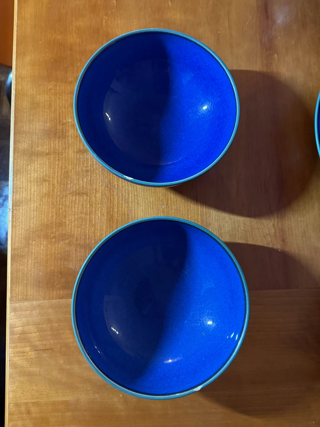 Set of 12 Royal Blue & Teal Dinner Plates and Bowls - photo 5