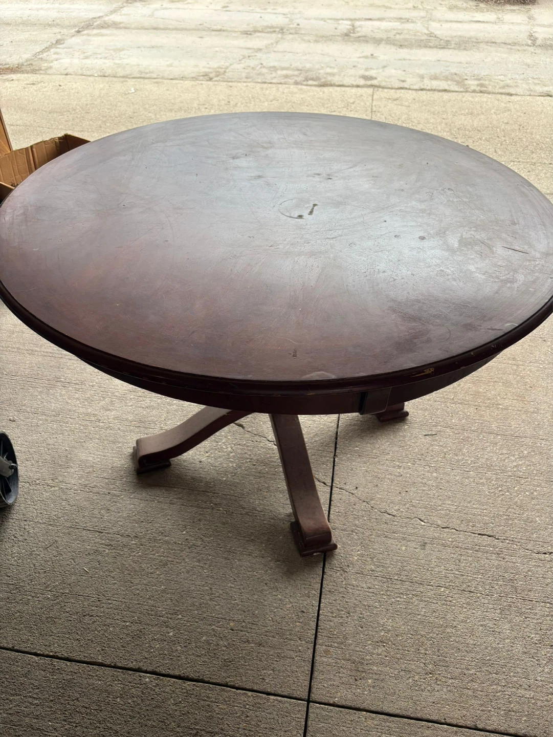 Round Pedestal Accent Table