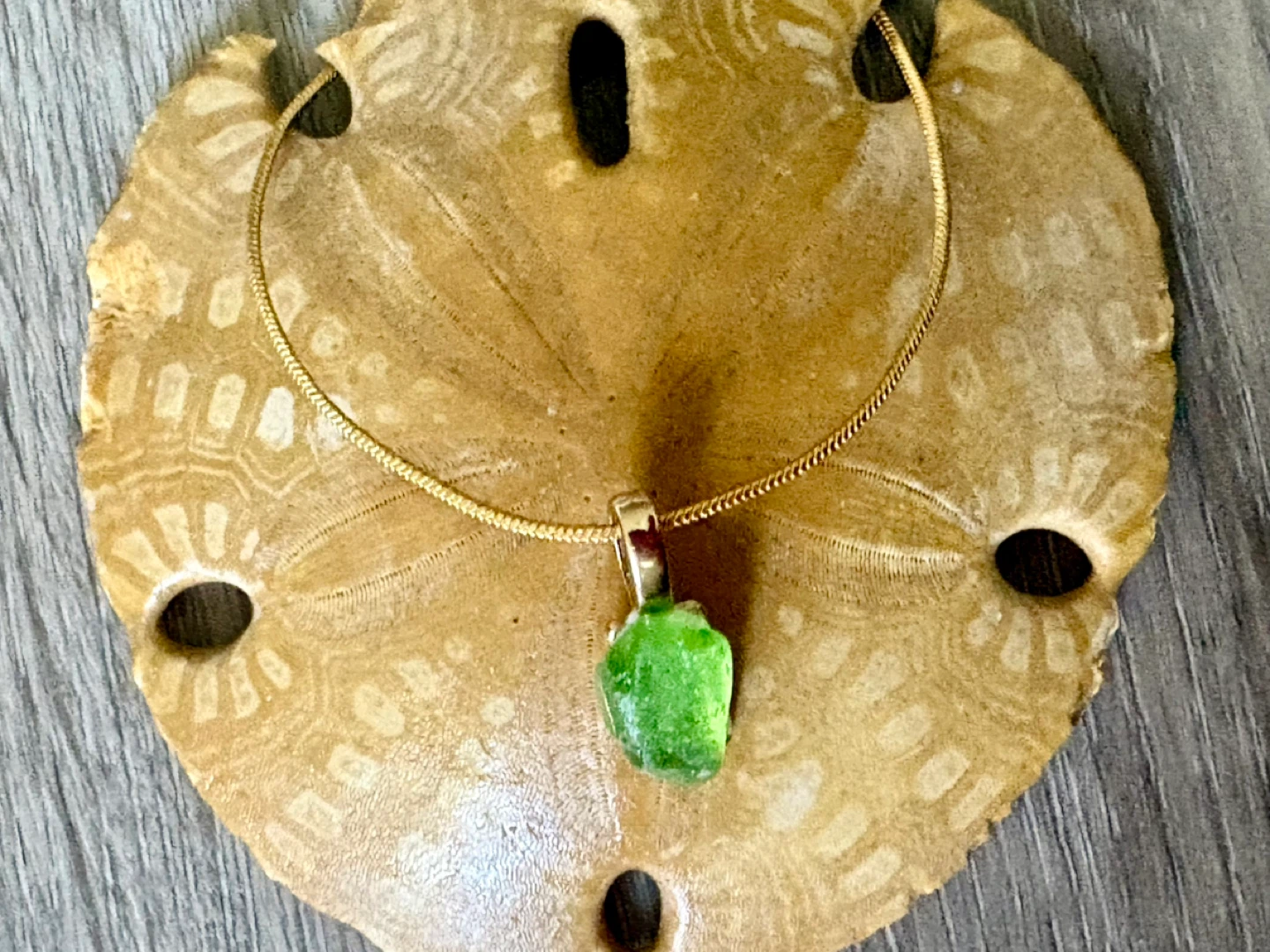 SeaGlass Pendant & Chain
