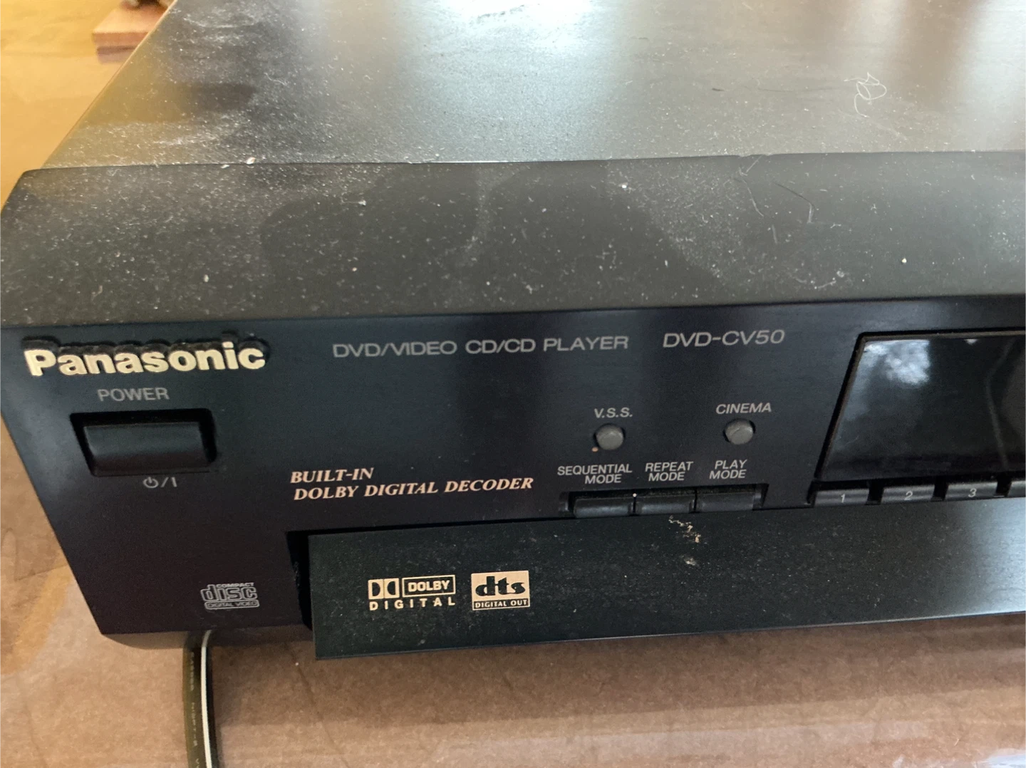 Panasonic DVD-CV50 DVD/Video CD/CD Player - photo 2