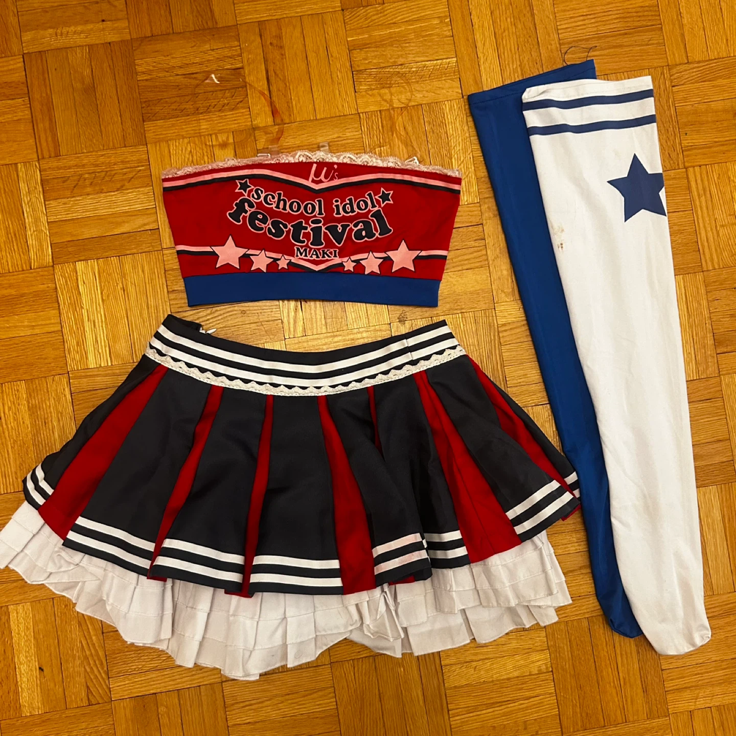 Love Live Maki Cheer Cosplay Set