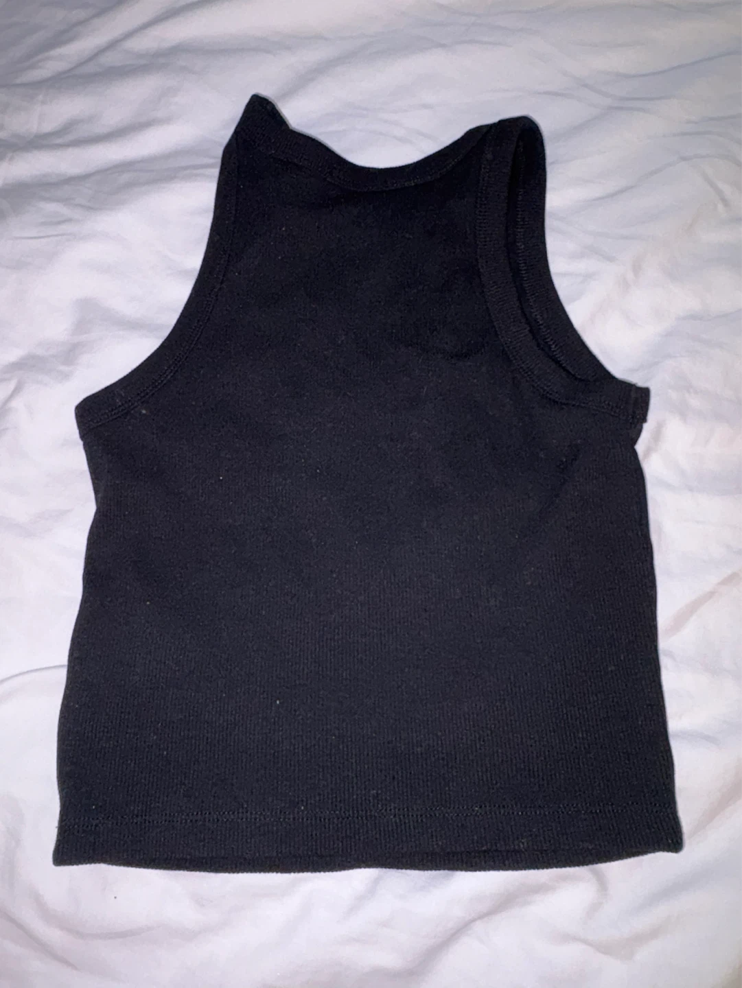 BRAND NEW - UNIQLO XS Black Ribbed Tank Top - photo 2