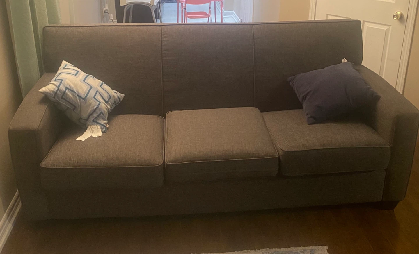 Gray Fabric Sofa