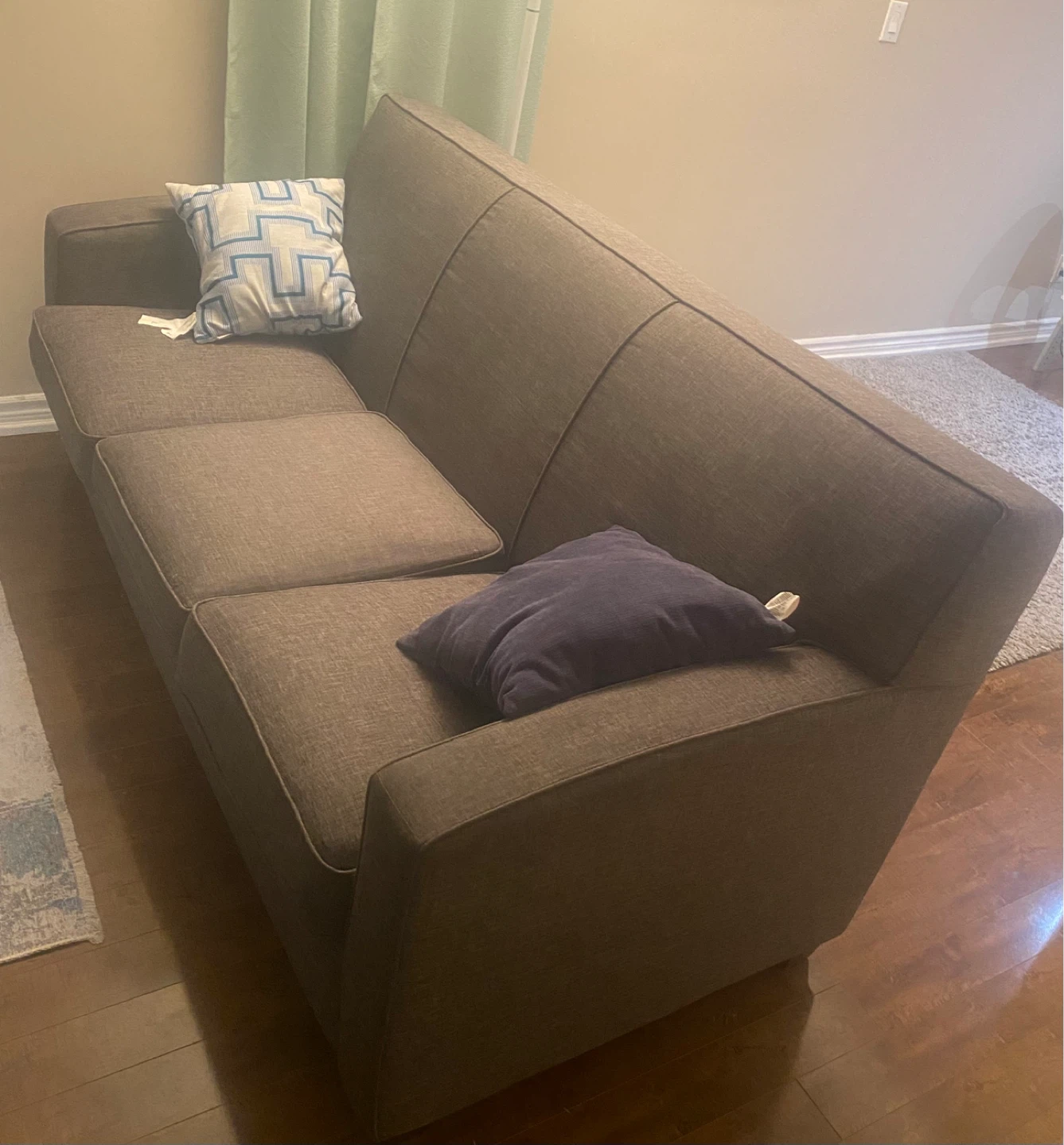 Gray Fabric Sofa - photo 2