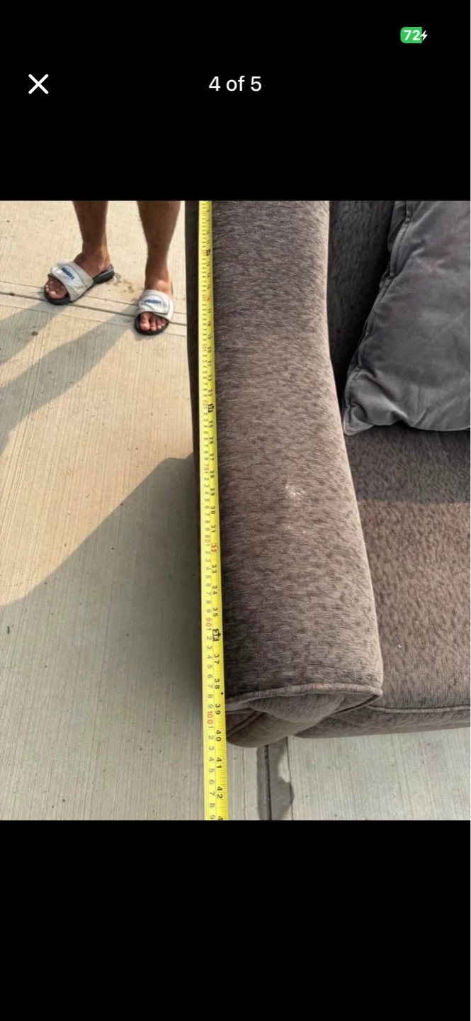 Dark Grey Two-Seater Sofa - photo 2