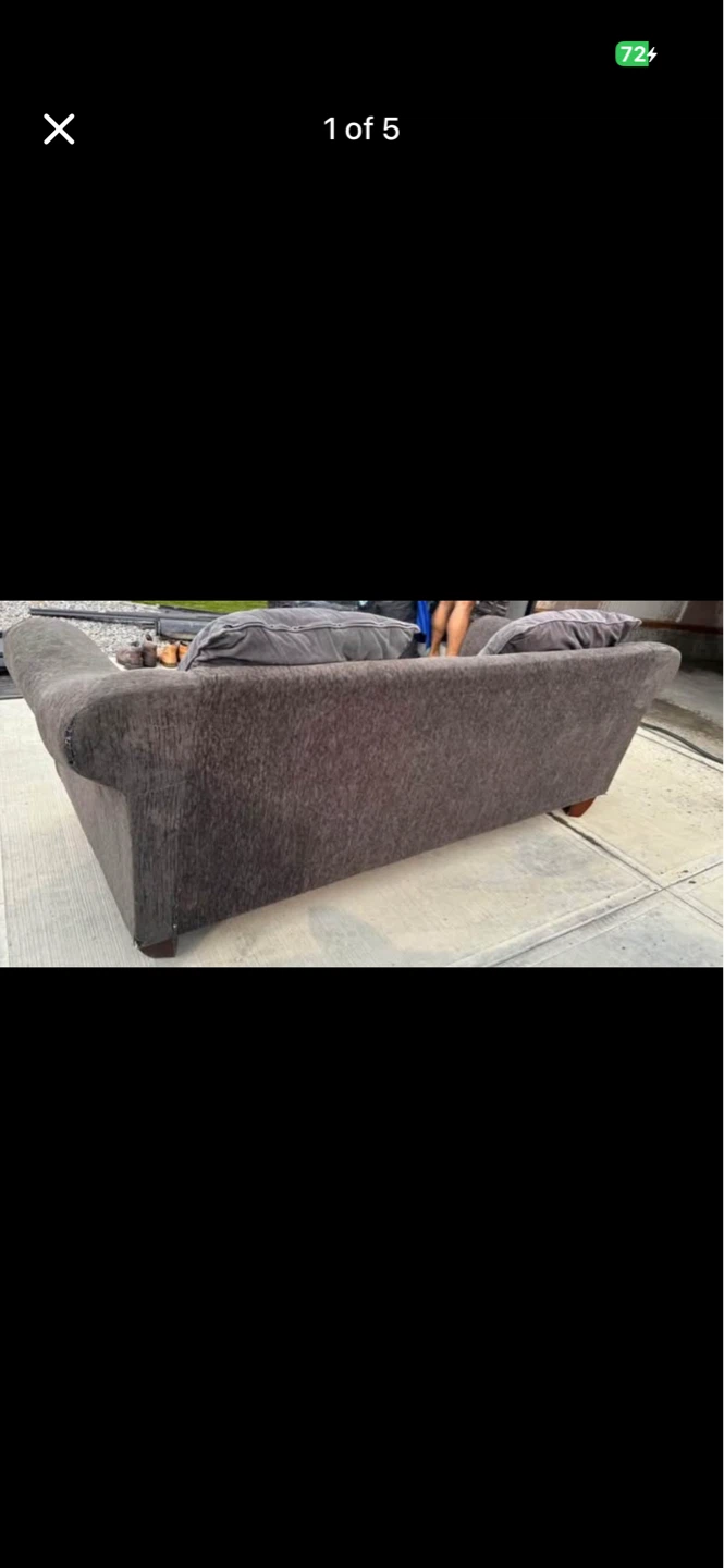 Dark Grey Two-Seater Sofa - photo 3