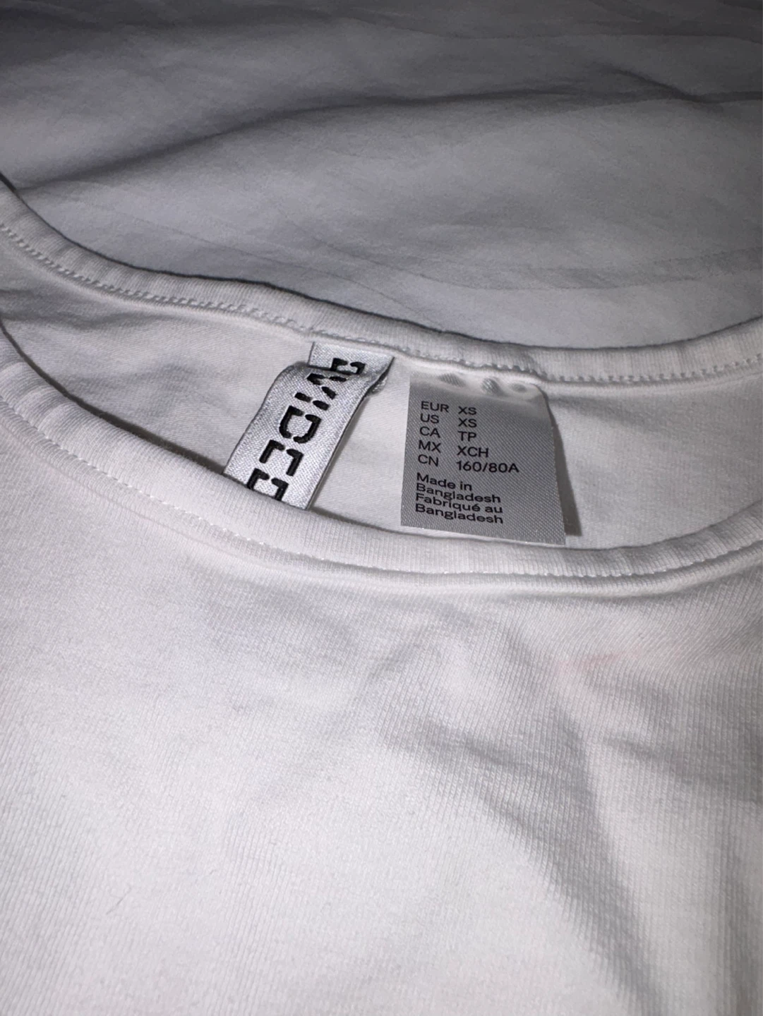 BRAND NEW H&M White T-Shirt - Size XS - photo 3