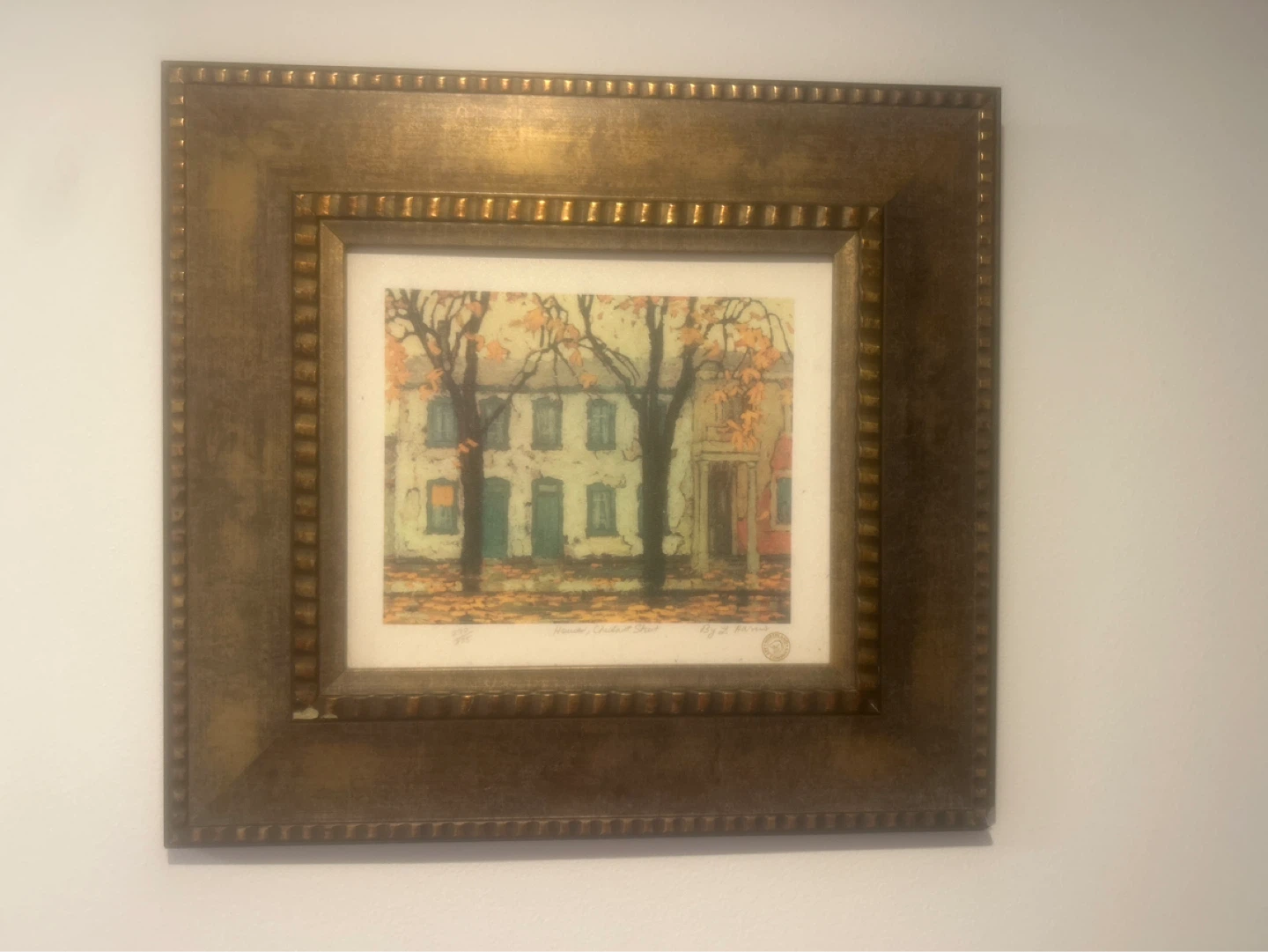 House, Chestnut Street by Alville. Harris numbered.