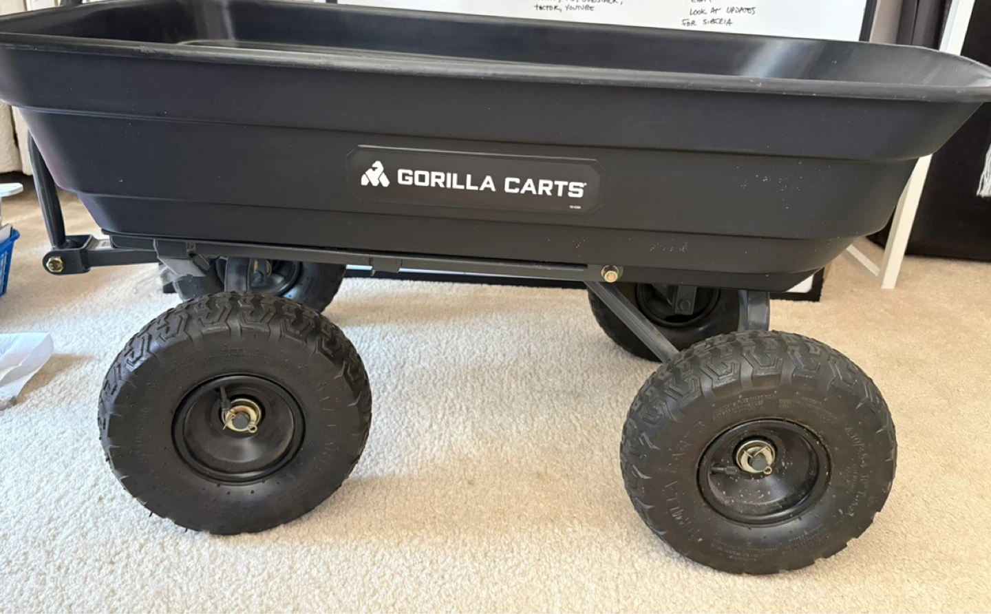 Gorilla Carts 4-Wheel Garden Cart