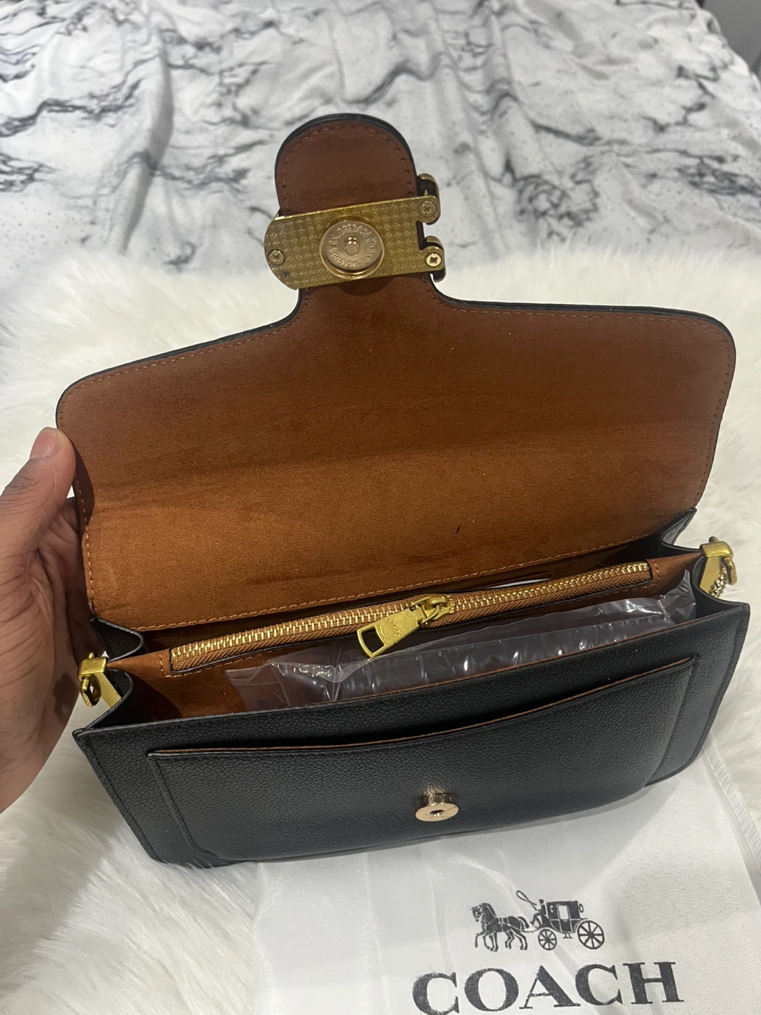 Black Coach Tabby Shoulder Bag - photo 4