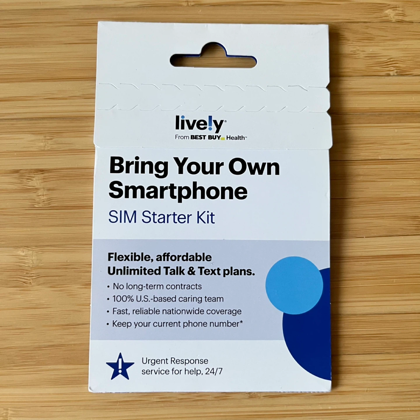 Lively Bring Your Own Smartphone SIM Starter Kit