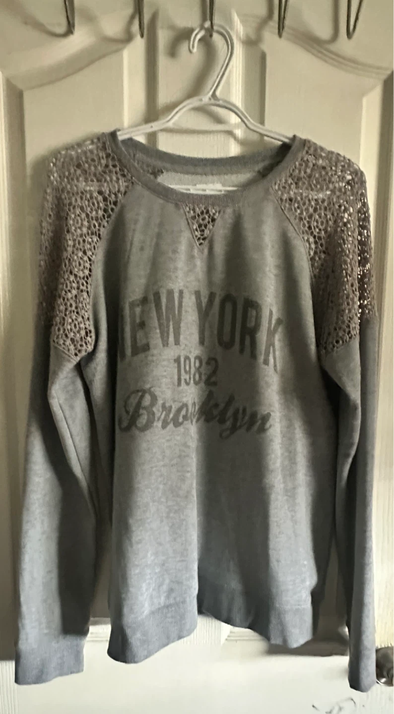 Grey New York Brooklyn Sweatshirt