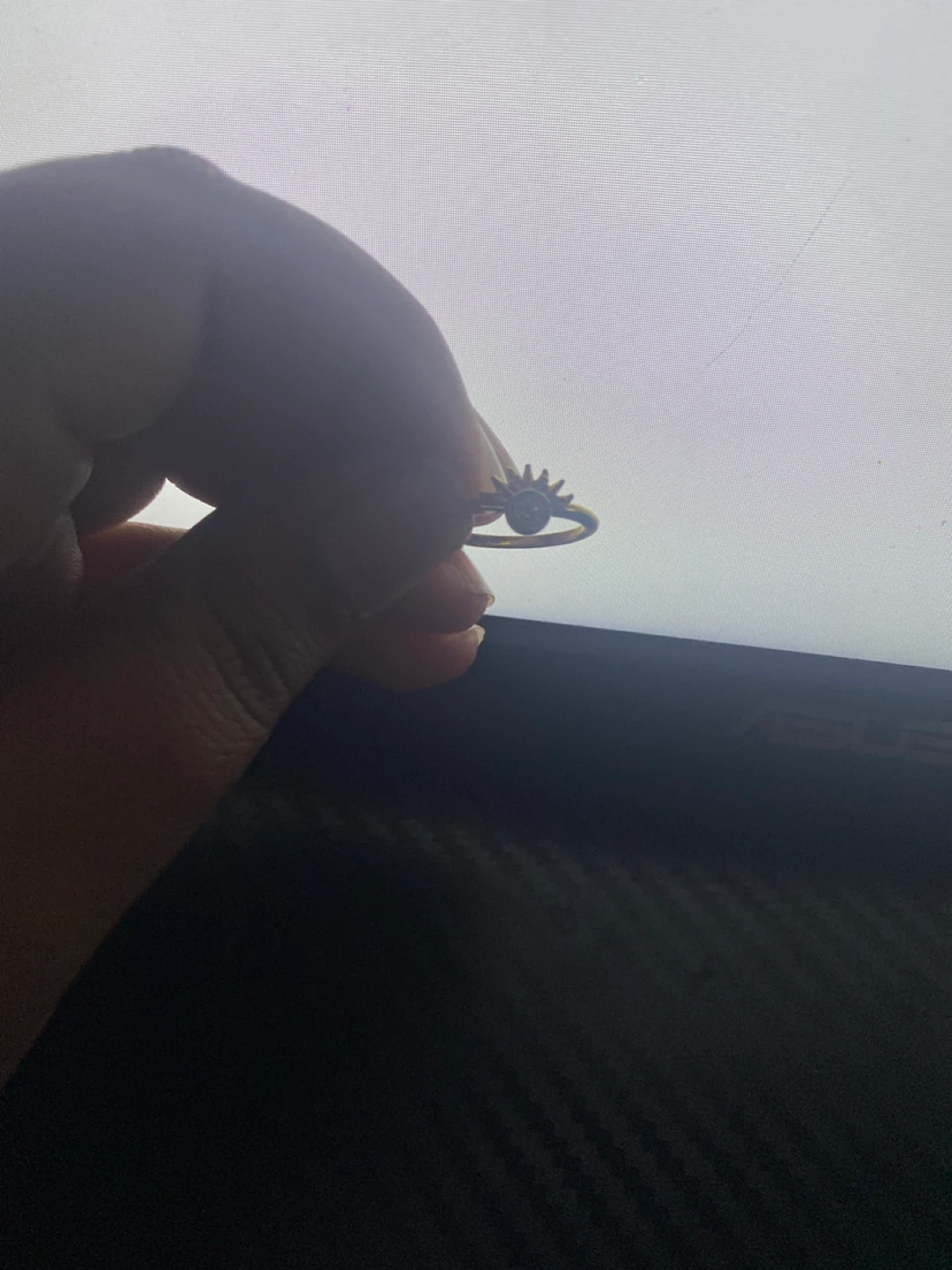 Eye design ring