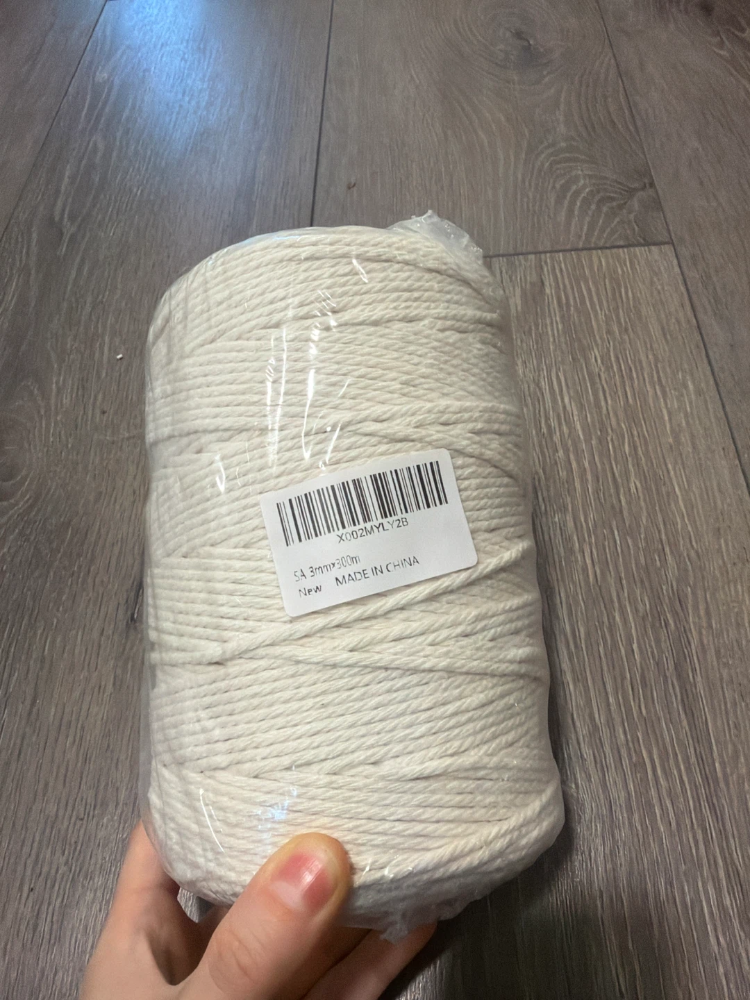 Klhamky 3mm Beige Macrame Cotton Cord (300m) - photo 3