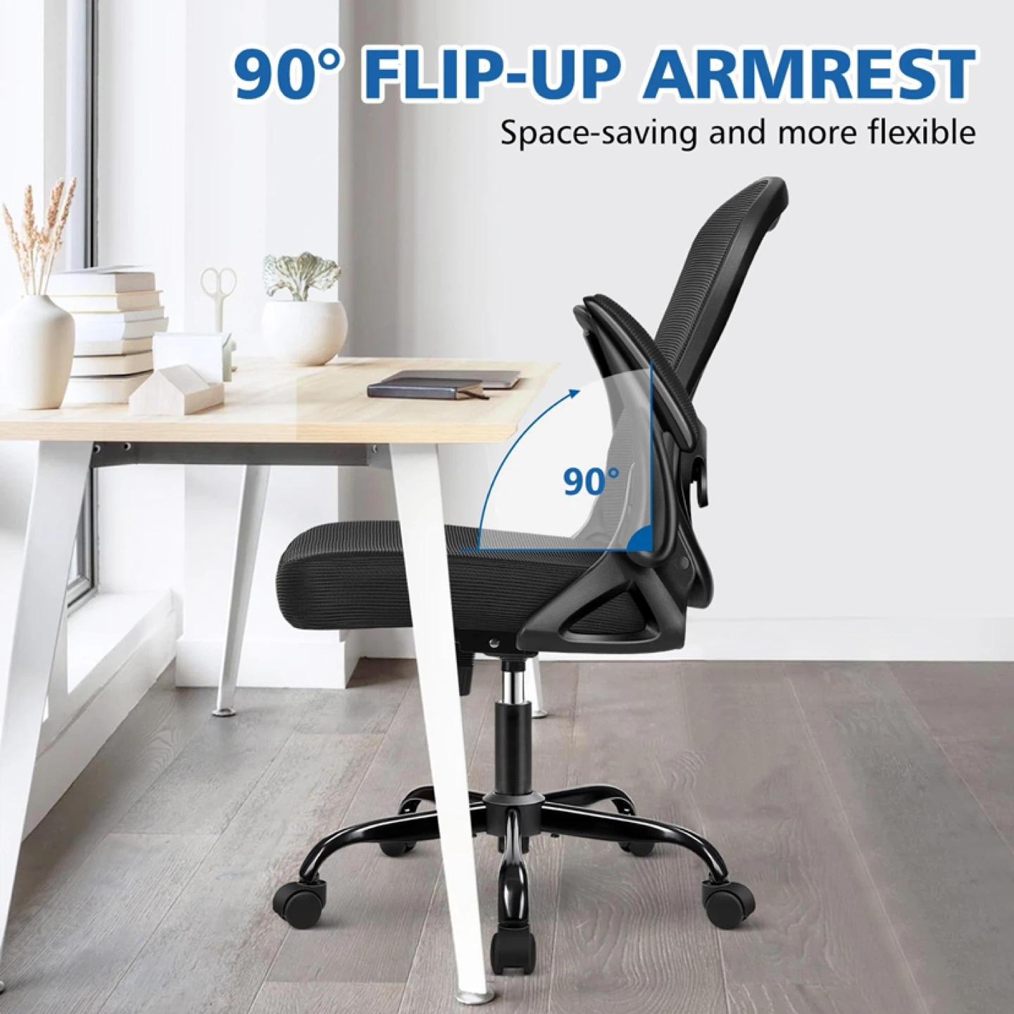 Winrise Office Chair Desk Chair, Ergonomic Mesh - photo 3