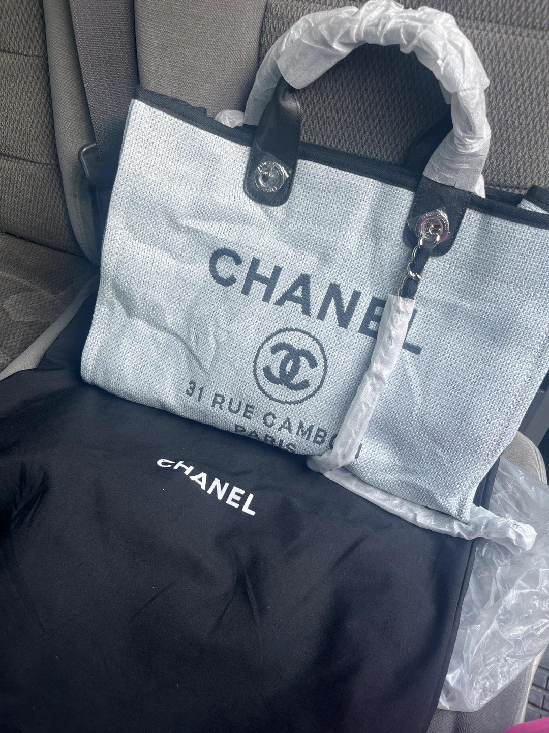 CHANEL Deauville Tote Bag