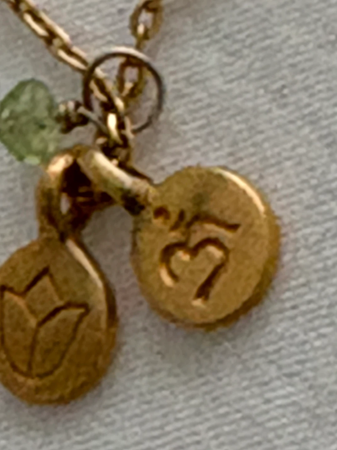 Gold Tone Satya Necklace with Charms - photo 2