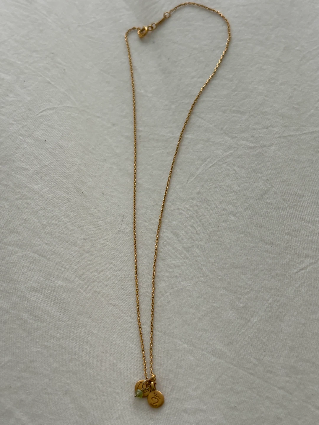 Gold Tone Satya Necklace with Charms