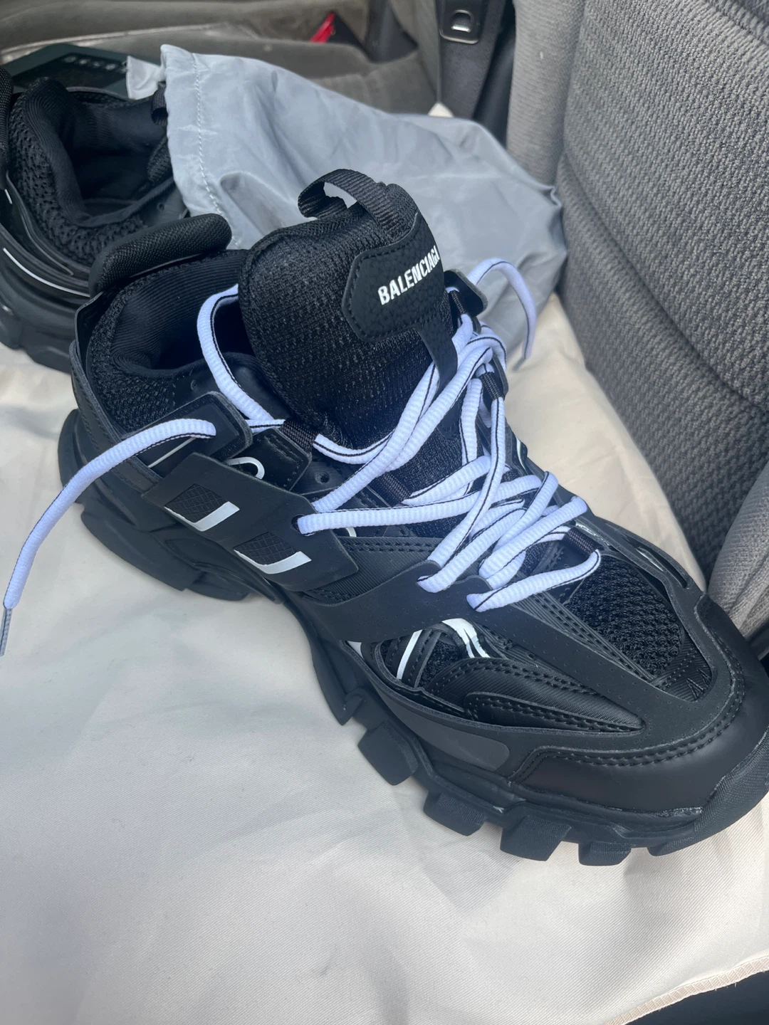 Balenciaga Black Track Sneakers - photo 2