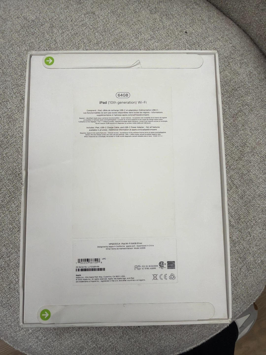 Apple iPad (10th generation) Wi-Fi 64GB Silver - photo 2
