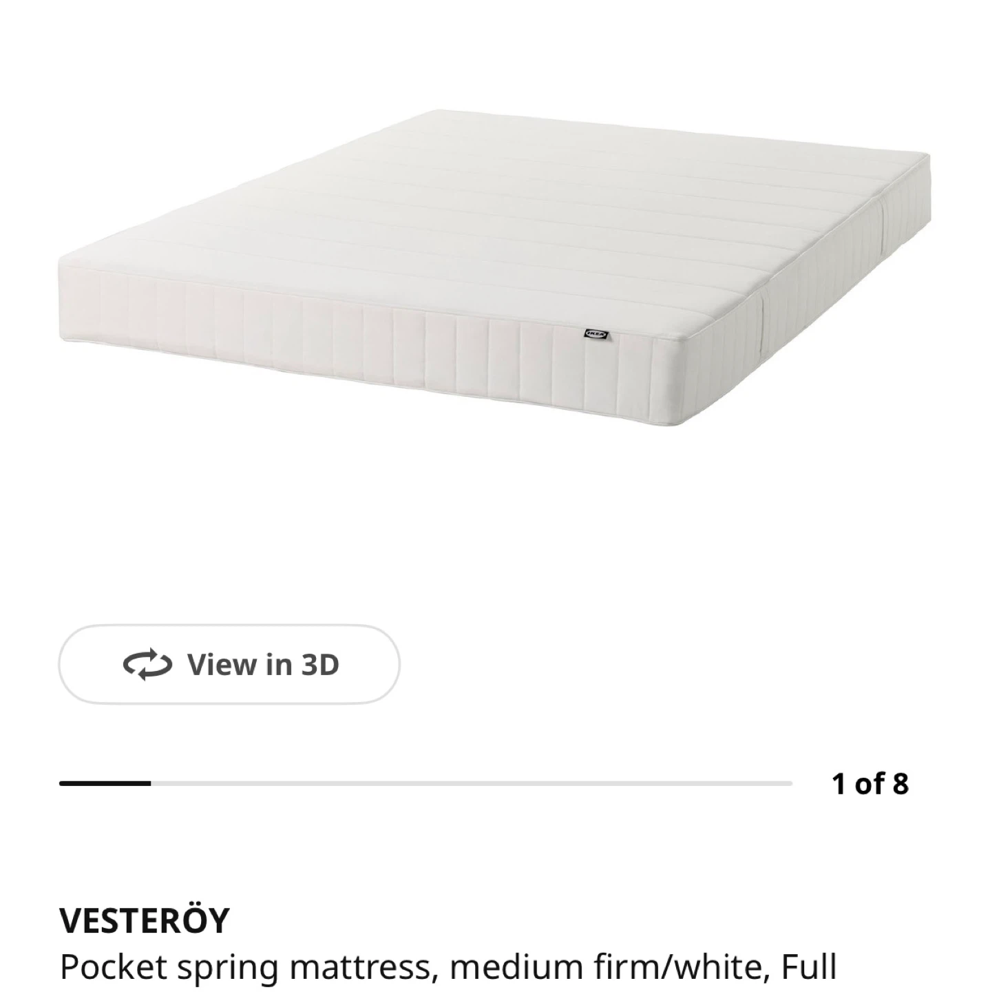 Ikea Full-sized mattress