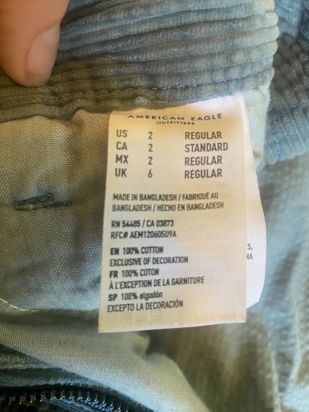 American Eagle Corduroy - photo 3