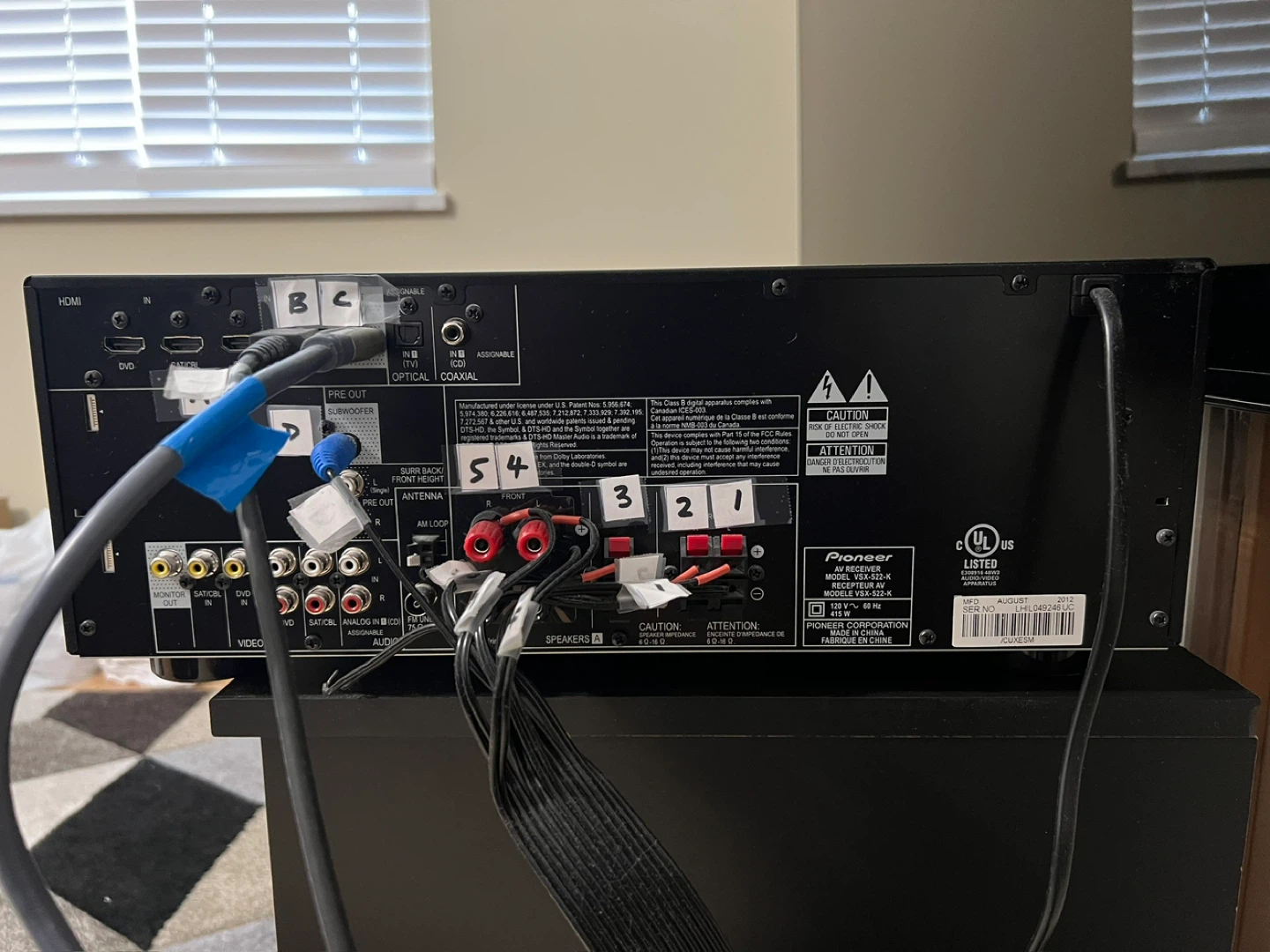 Pioneer VSX-522 AV Receiver - photo 5