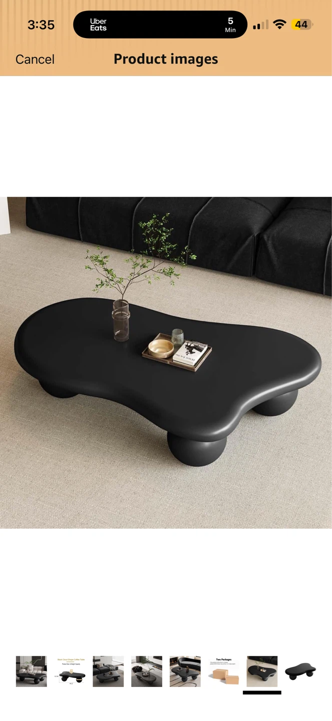 Black Cloud/Abstract Coffee Table - photo 3