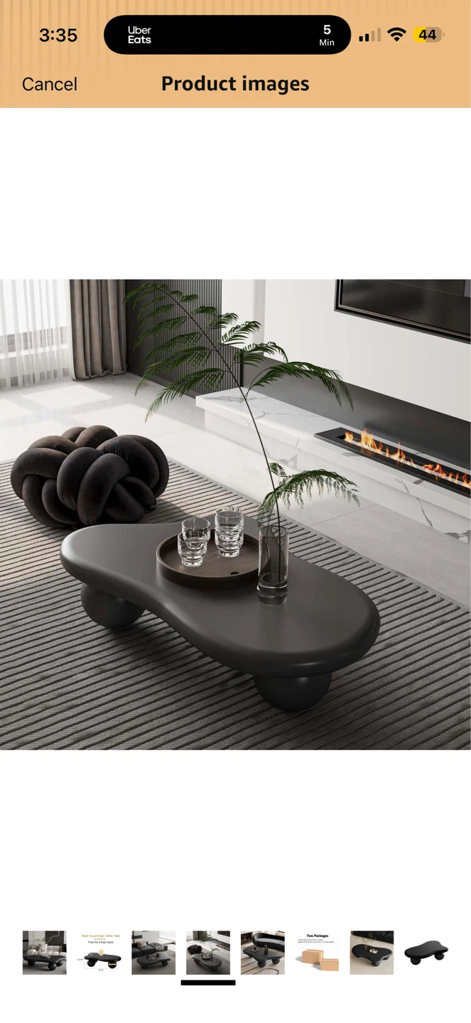 Black Cloud/Abstract Coffee Table - photo 5