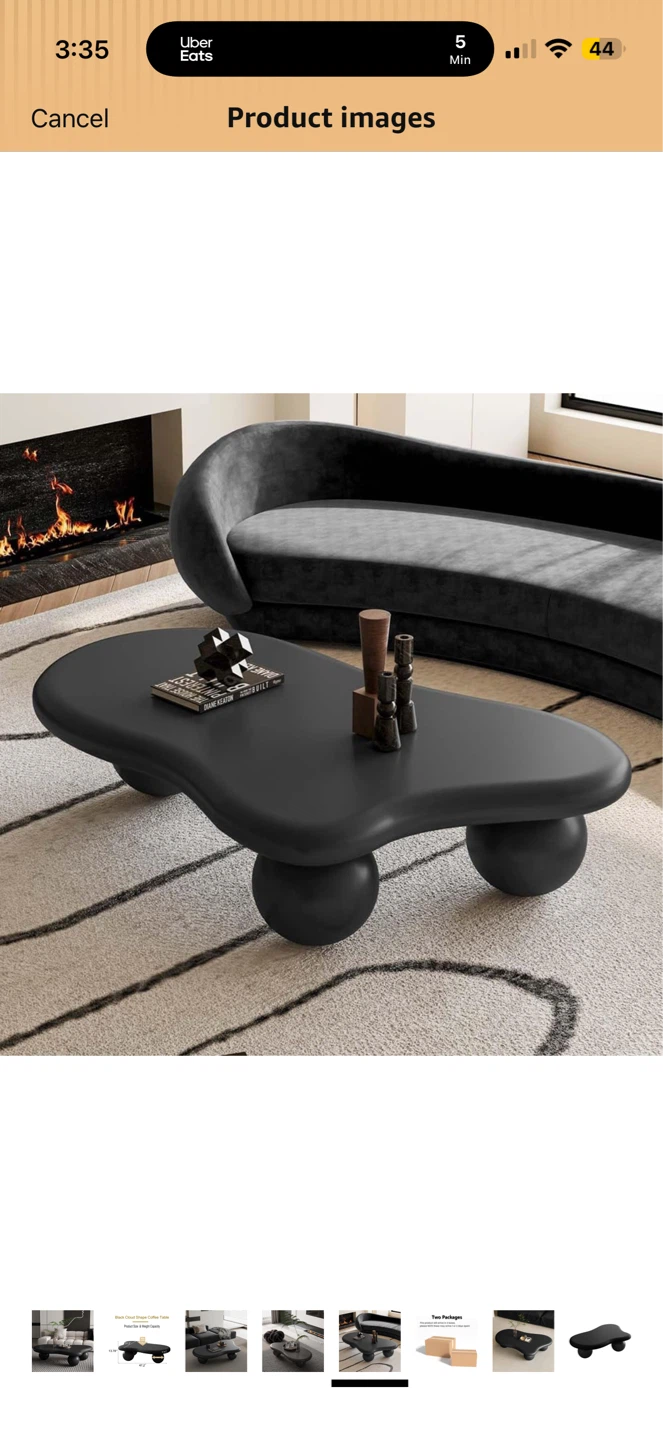 Black Cloud/Abstract Coffee Table - photo 4