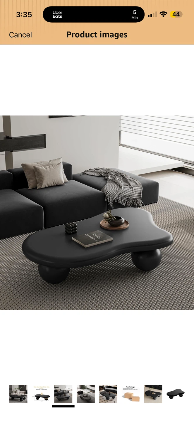 Black Cloud/Abstract Coffee Table - photo 4