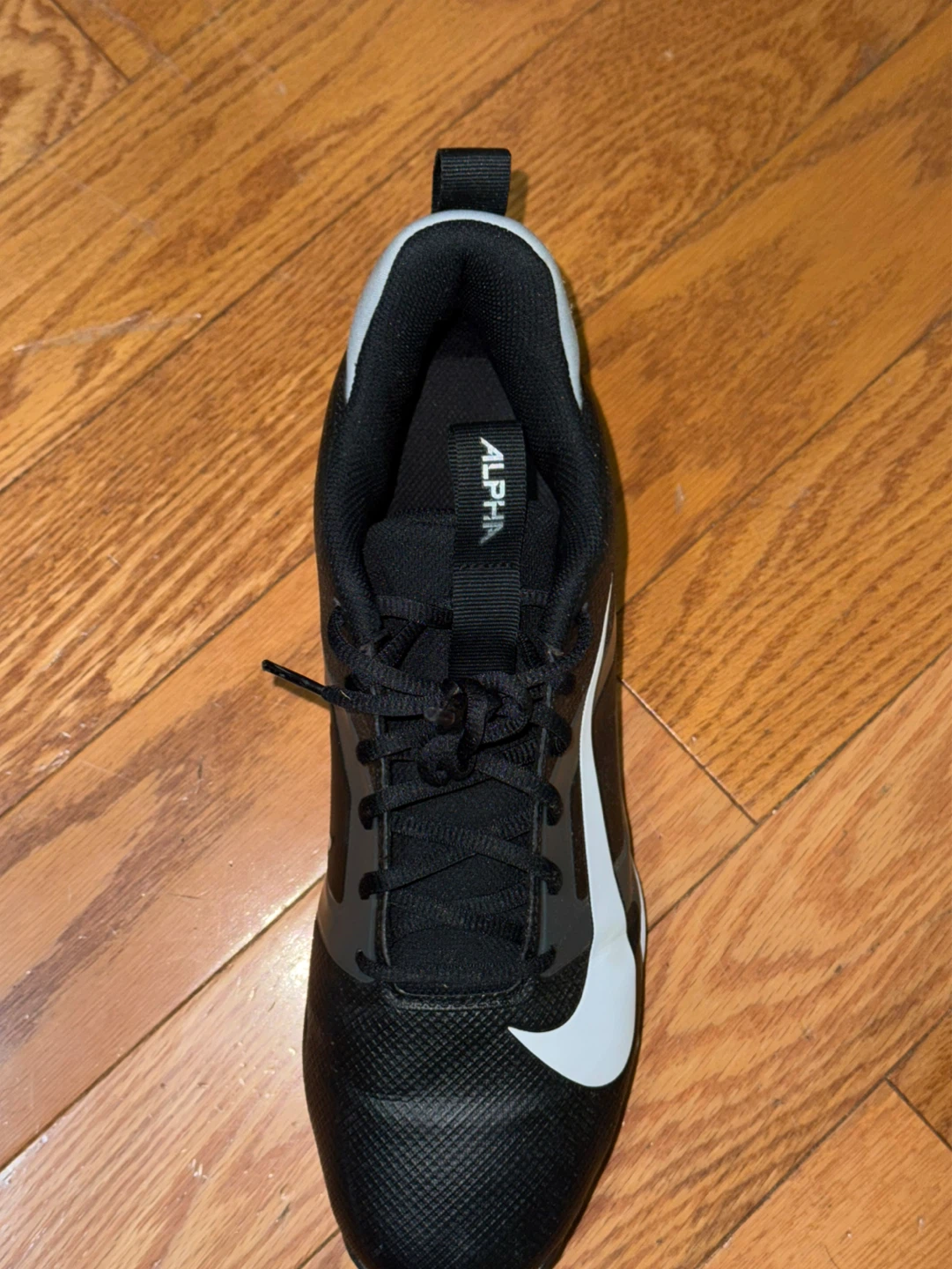 Nike Alpha Menace Varsity Football Cleats Black/White - photo 5