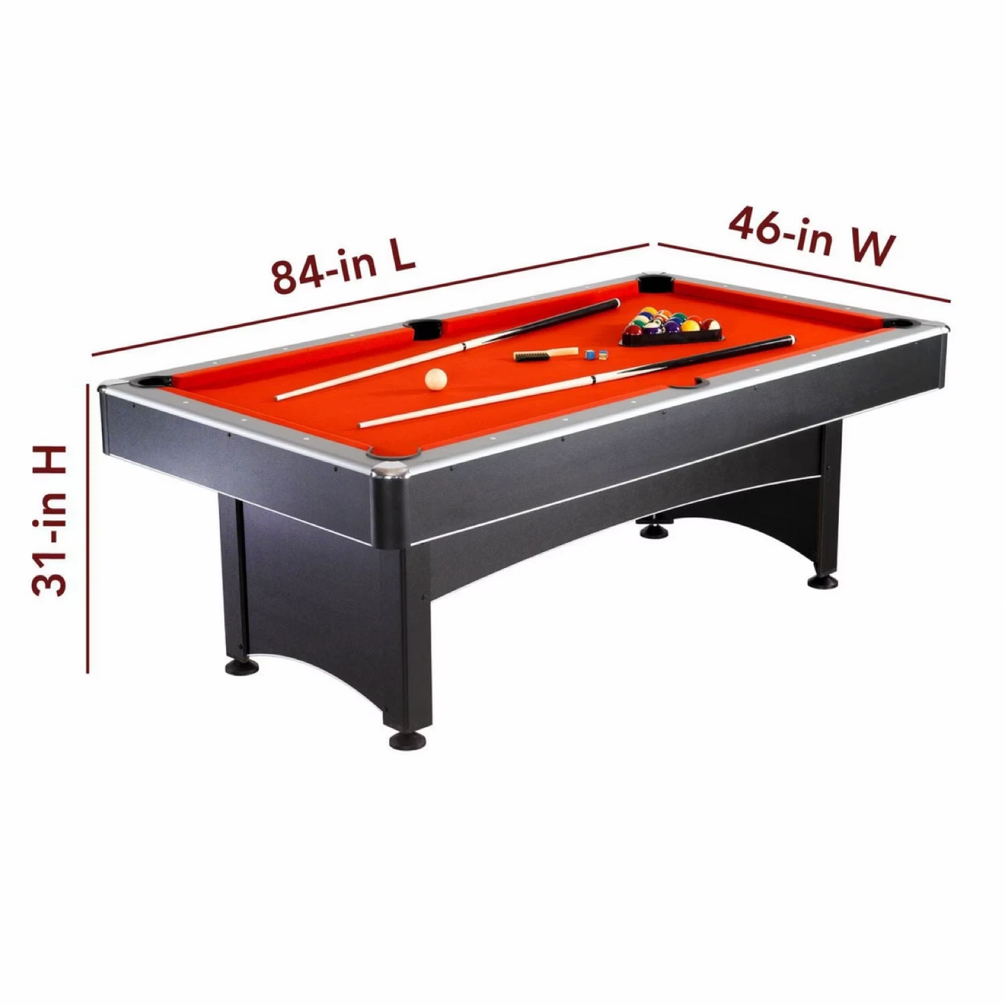 Mid-Size Pool Table - photo 3