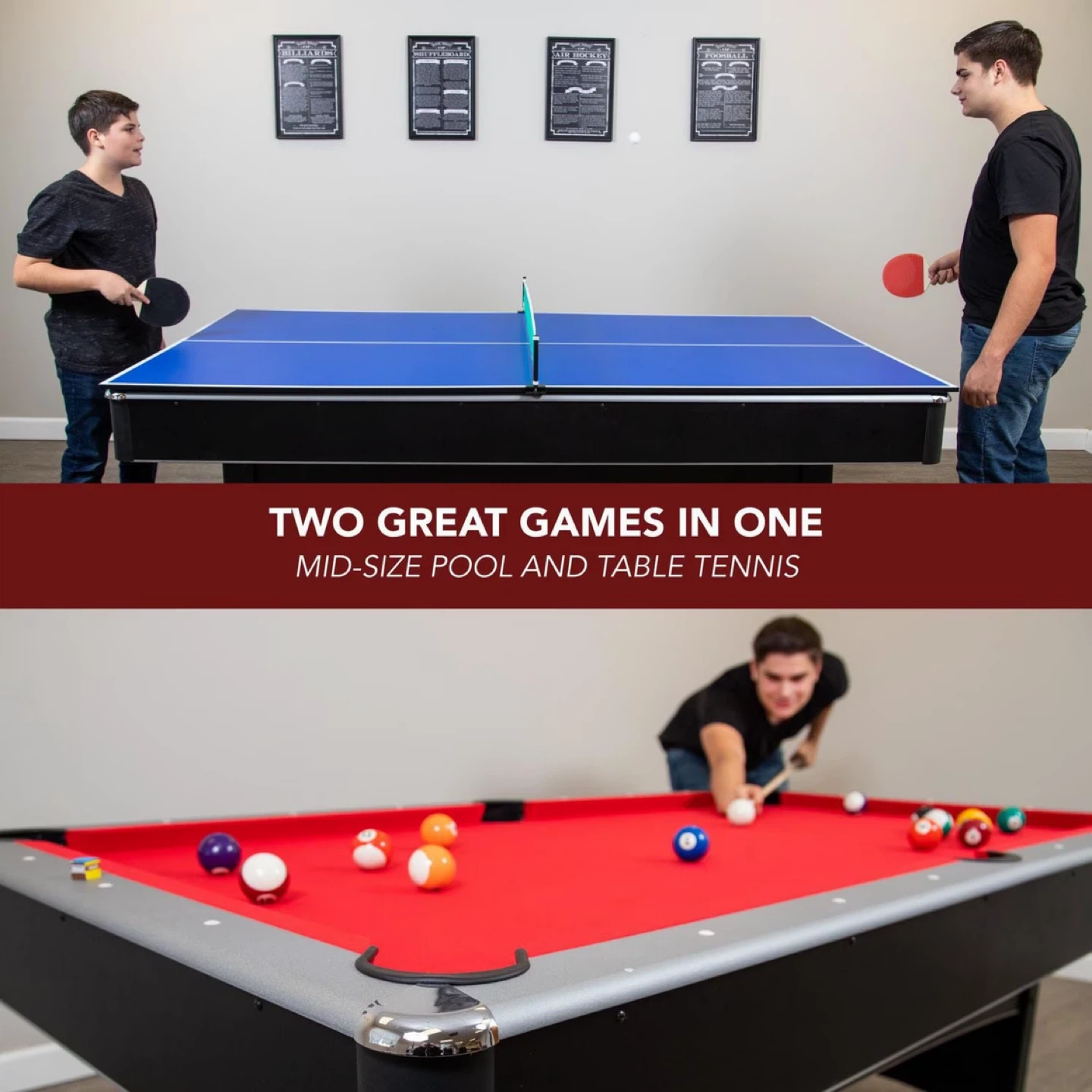 Mid-Size Pool Table - photo 2
