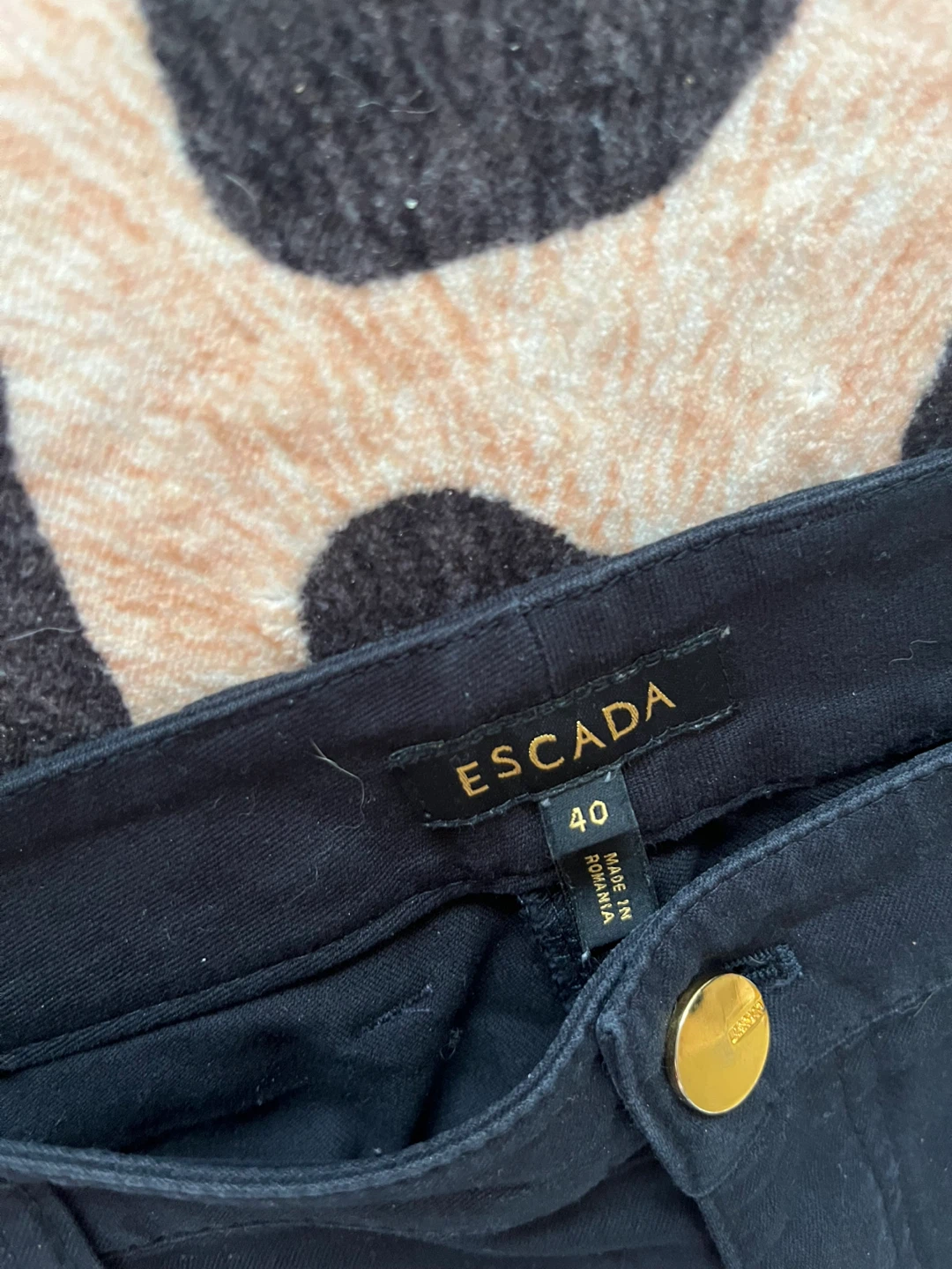 Vintage Escada Navy Pants Size 40 - photo 2