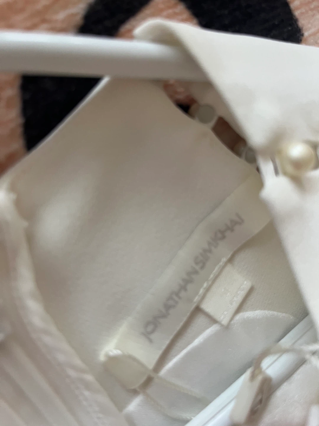 BNWT Jonathan Simkhai White Embellished Dress Size 2 - photo 2