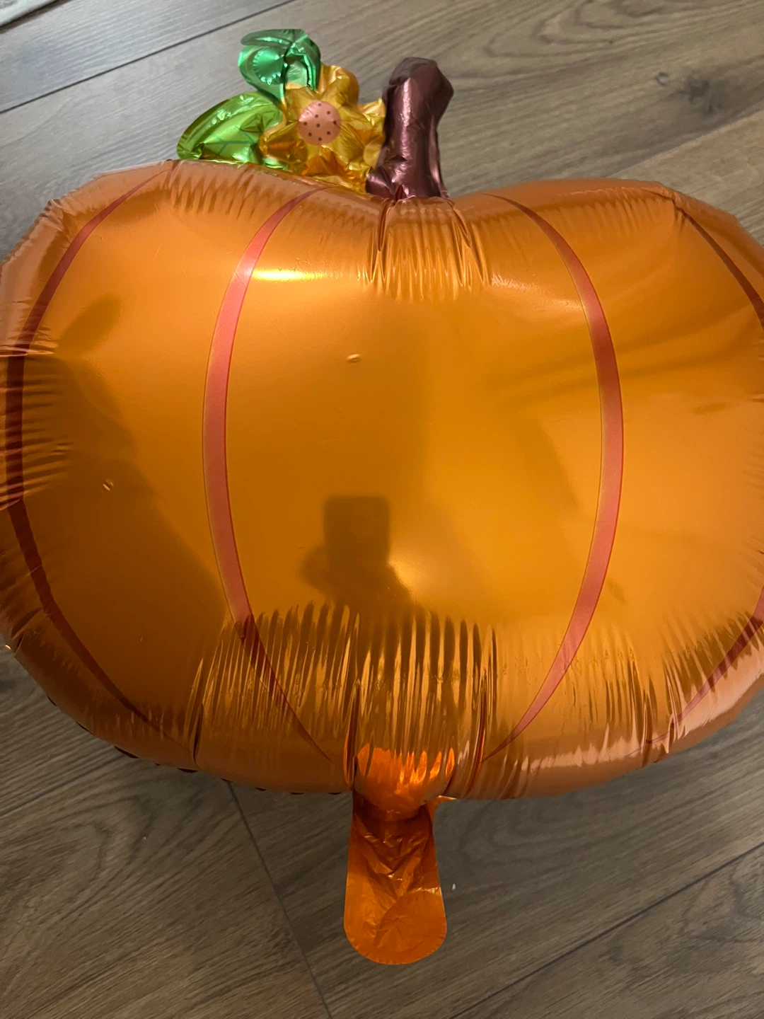 Orange Pumpkin Mylar Balloon - photo 2