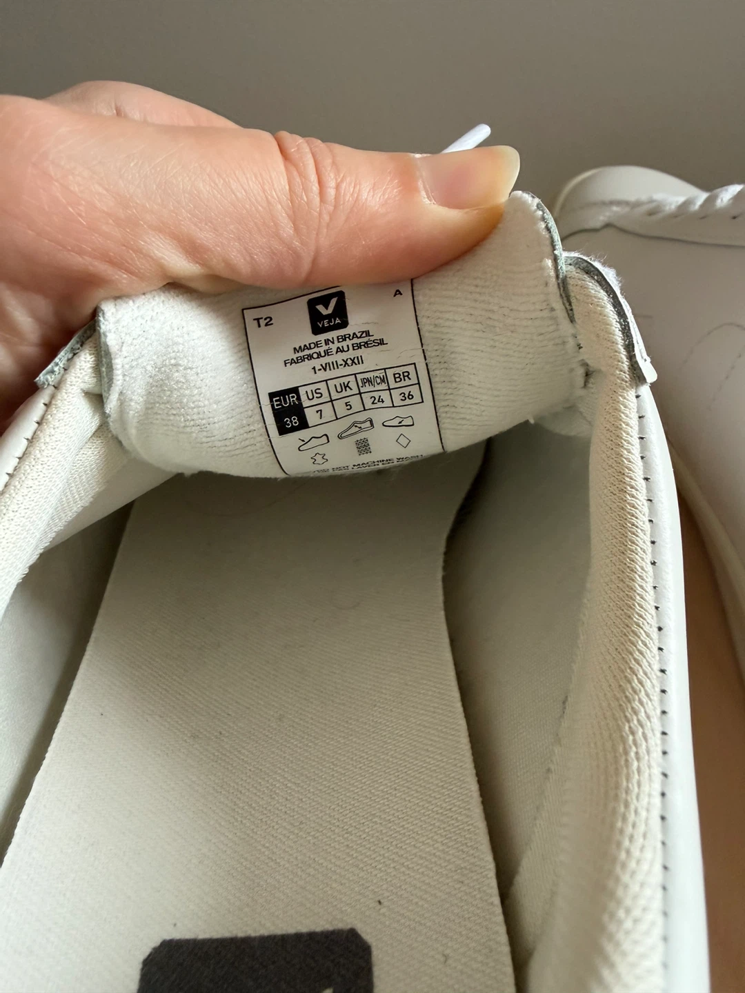 Veja Campo White Leather Sneakers - photo 2