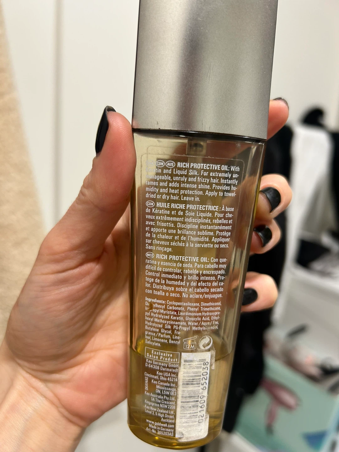 Goldwell Kerasilk Control Rich Protective Oil 75mL - photo 3