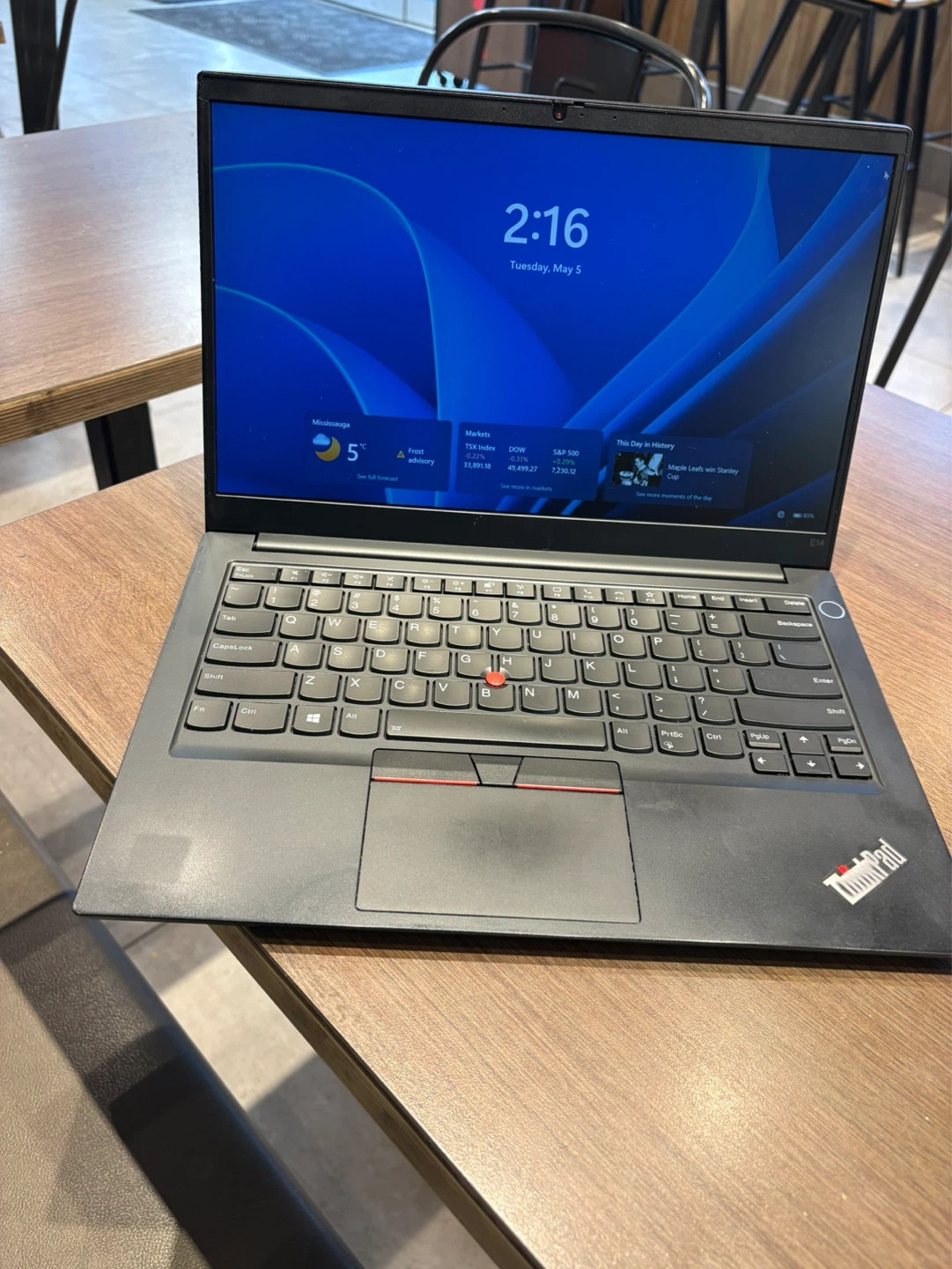 Lenovo Thinkpad E14,2022 laptop 11th gen 16g ram,icore5. 256SSD - photo 3