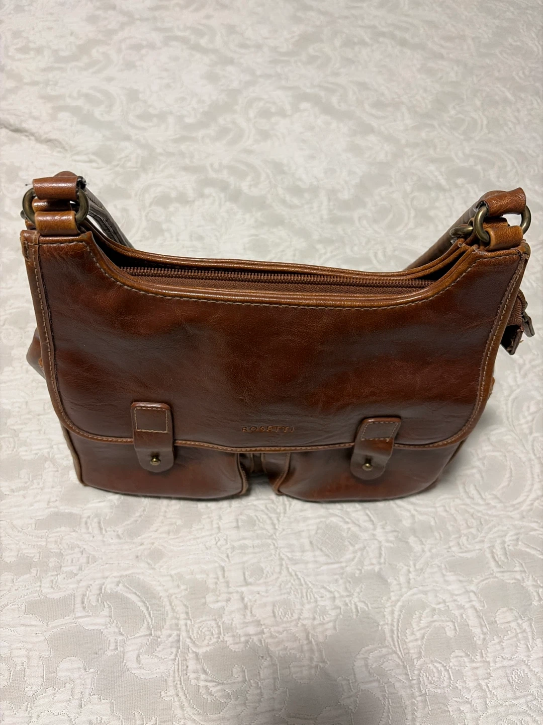 Rosetti Brown Leather Shoulder Bag - photo 2