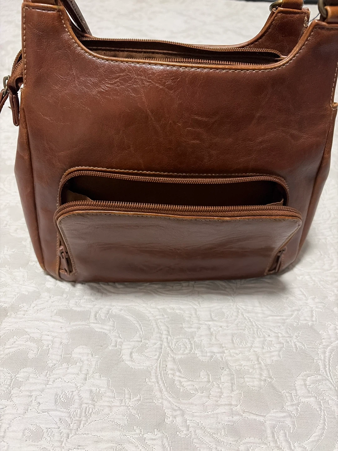 Rosetti Brown Leather Shoulder Bag - photo 3