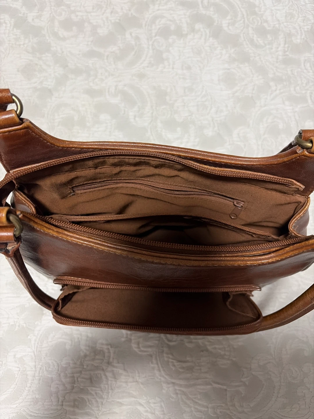 Rosetti Brown Leather Shoulder Bag - photo 4