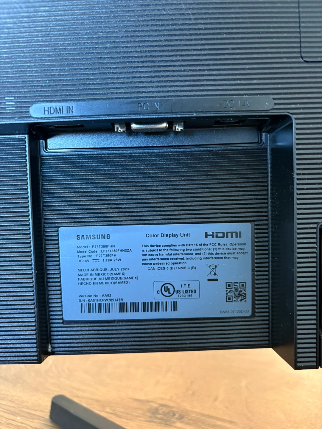 Samsung 27" FHD Monitor - photo 3