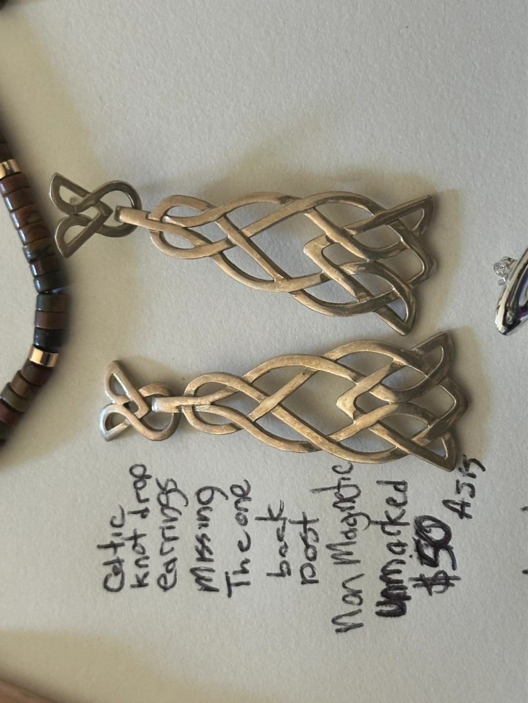 Earrings ,spoon rest bracelet individually priced - photo 3