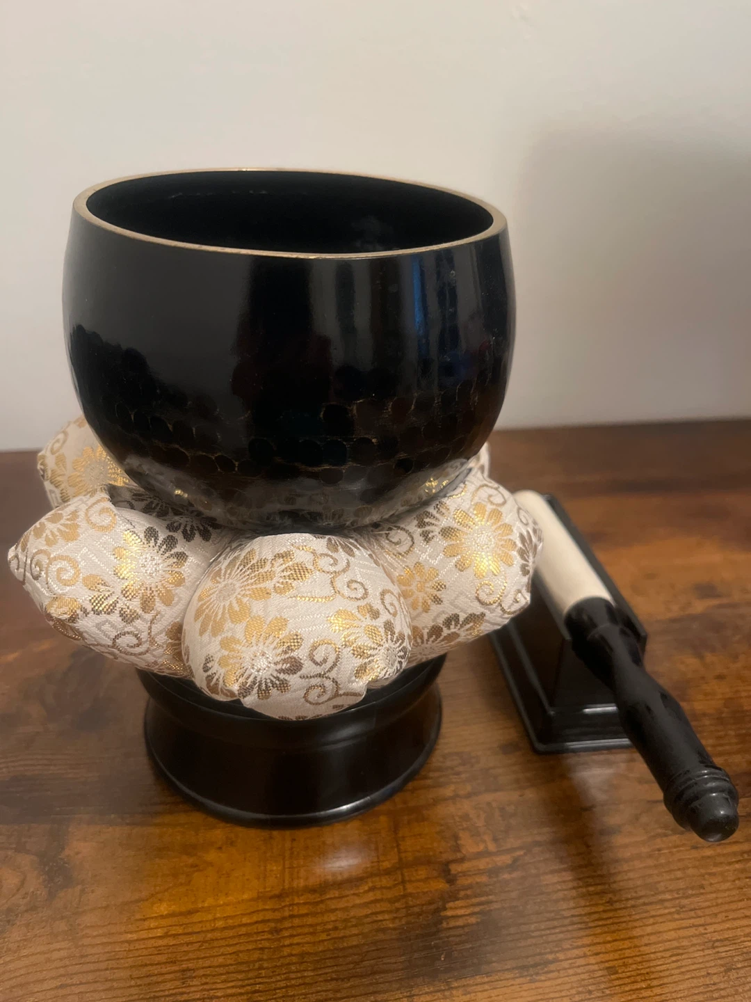 Singing Bowl Set with Mallet and Cushion